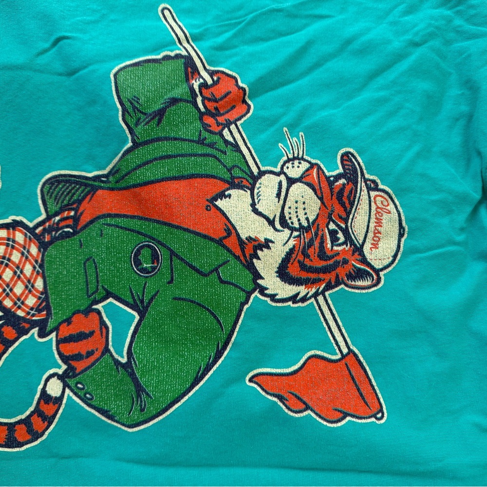 Comfort Colors Turquoise Tee Clemson
